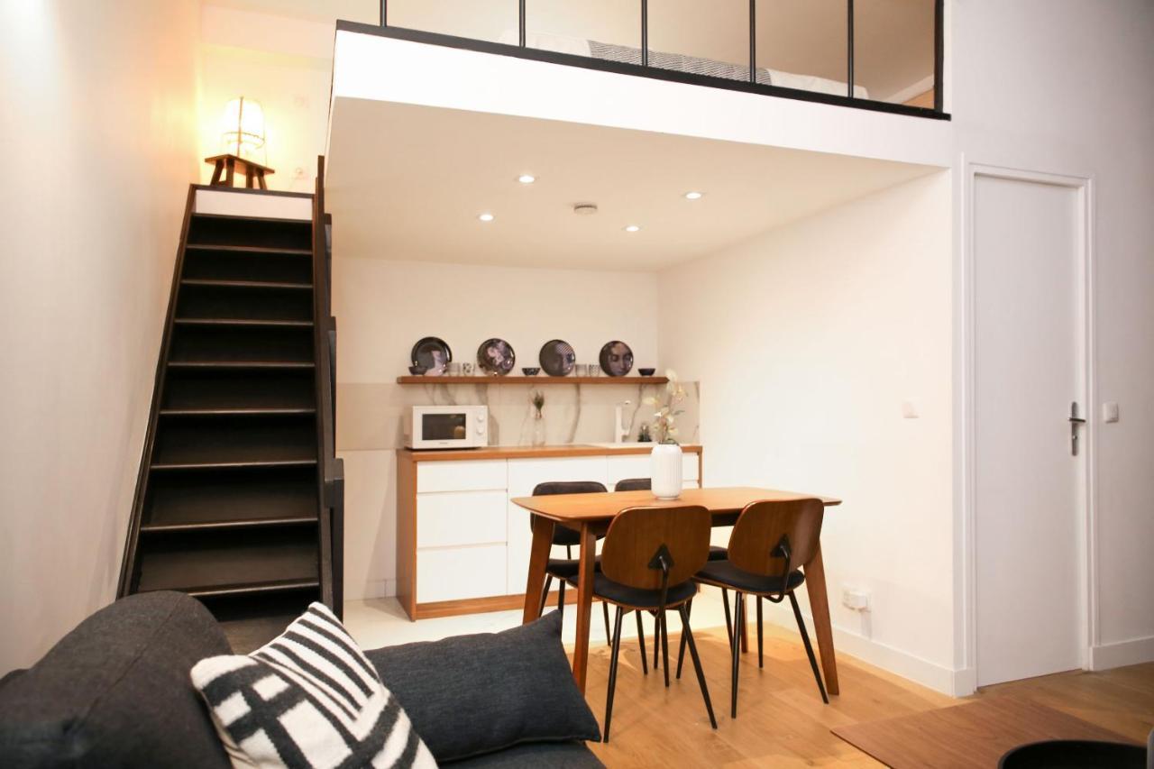 Bel Appartement Studio Moderne Mezzanine - 4P París Exterior foto